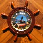 Rudder Wall Clock Bandırma Ferry